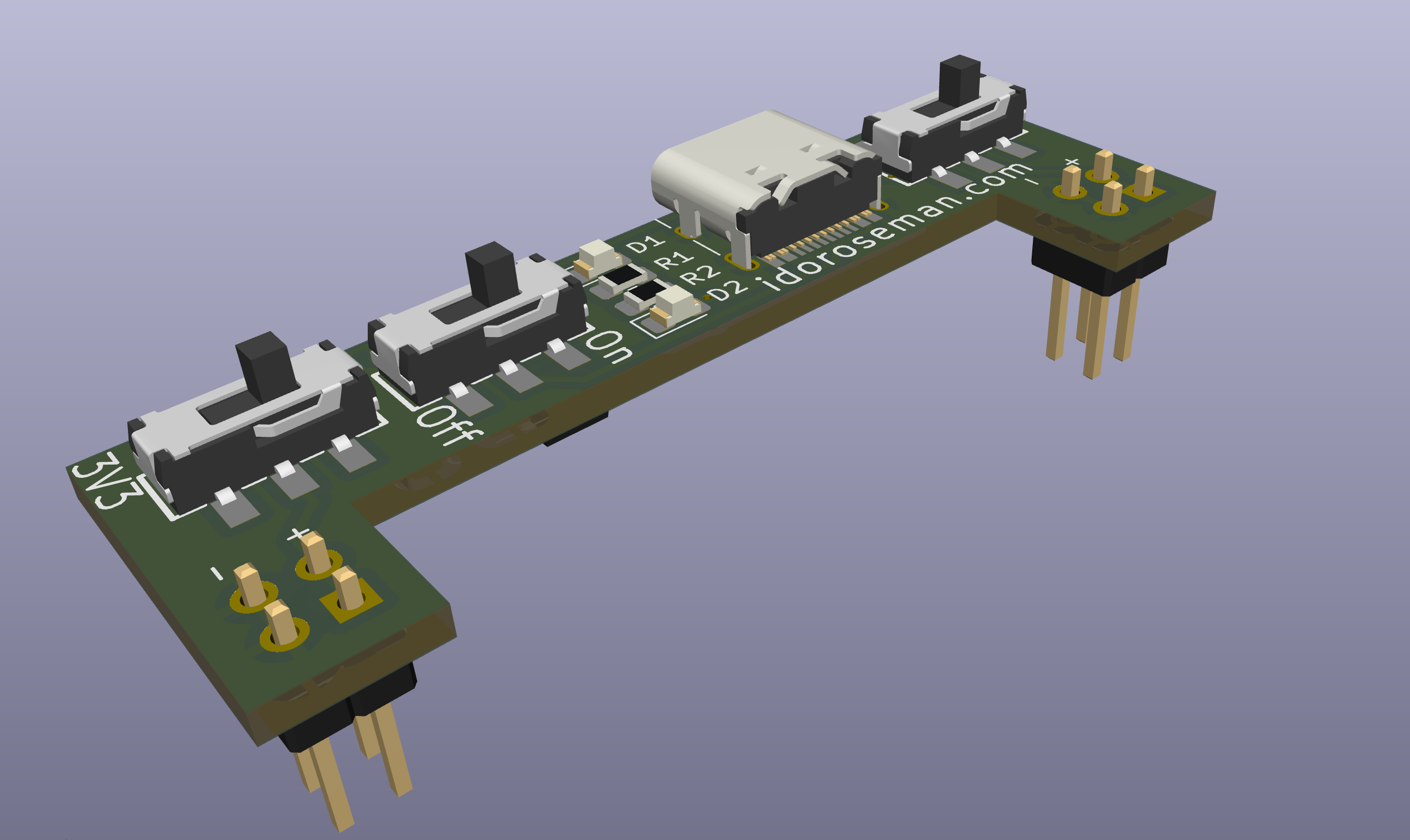 USB-C Breadboard Power Supply